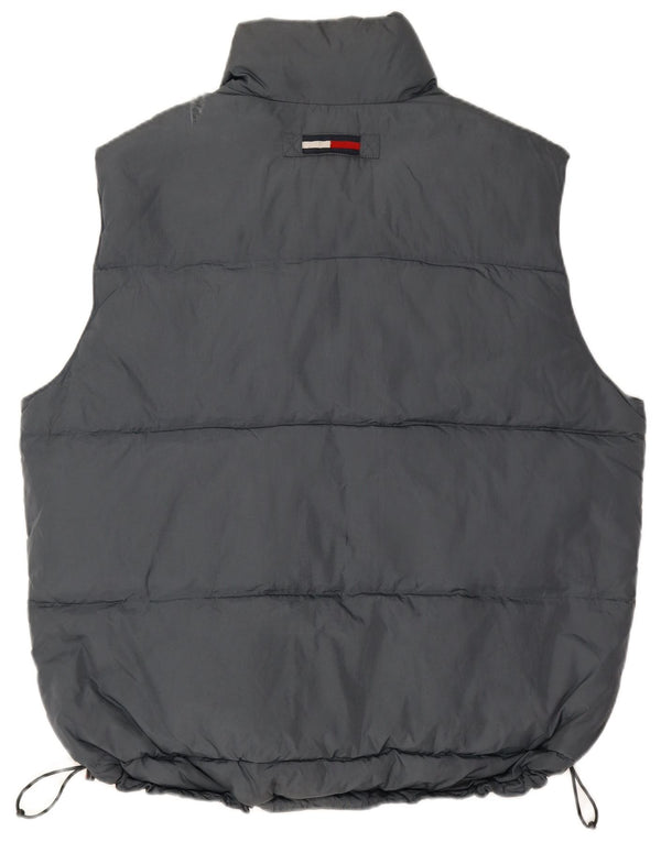 Мужской утепленный жилет Tommy Hilfiger UK 40, большой серый нейлон