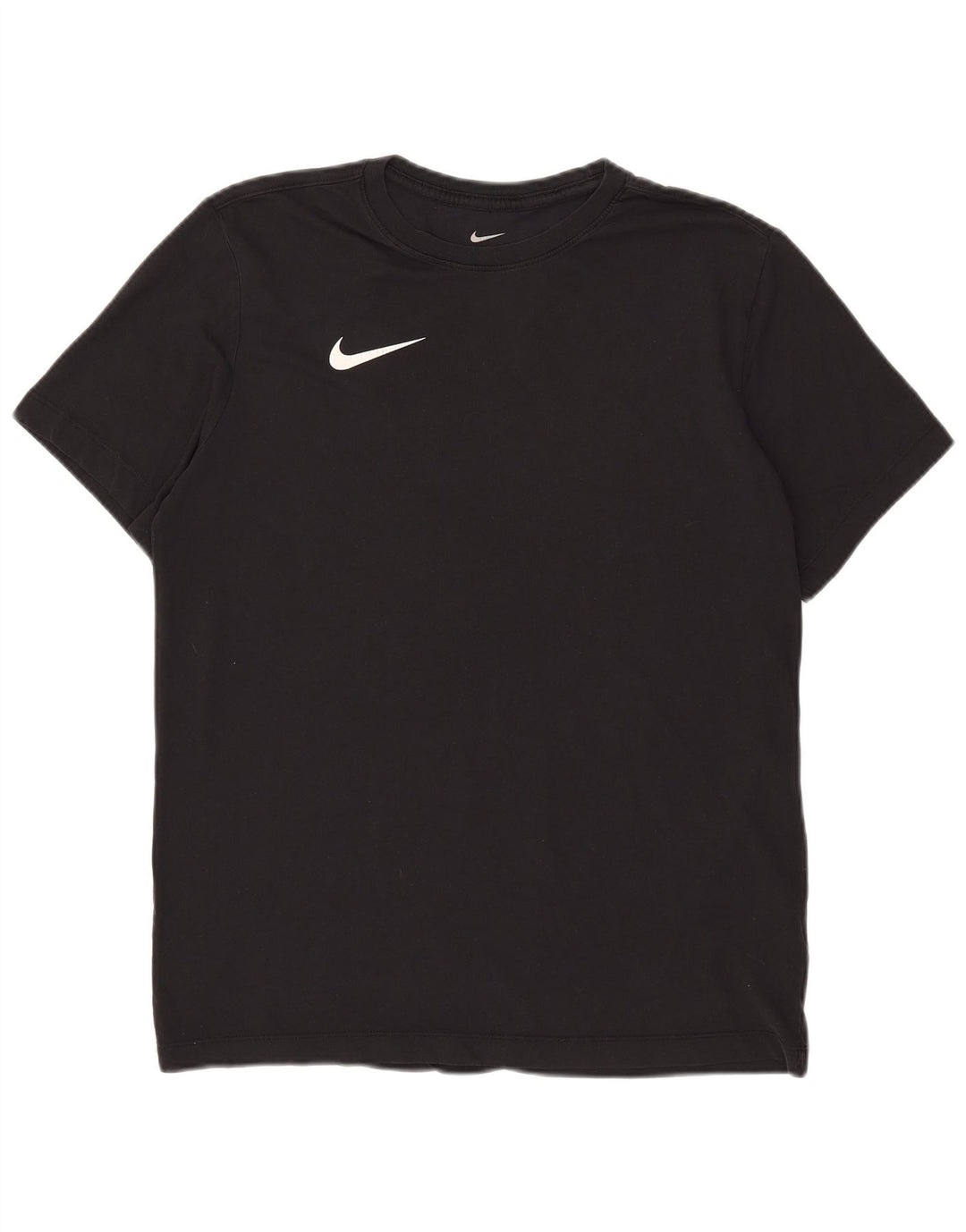 Мужская футболка Nike Dri Fit из хлопка среднего размера, черная
