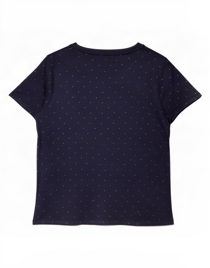 Женская футболка Levi's Top UK 14 Medium Navy Blue Spotted