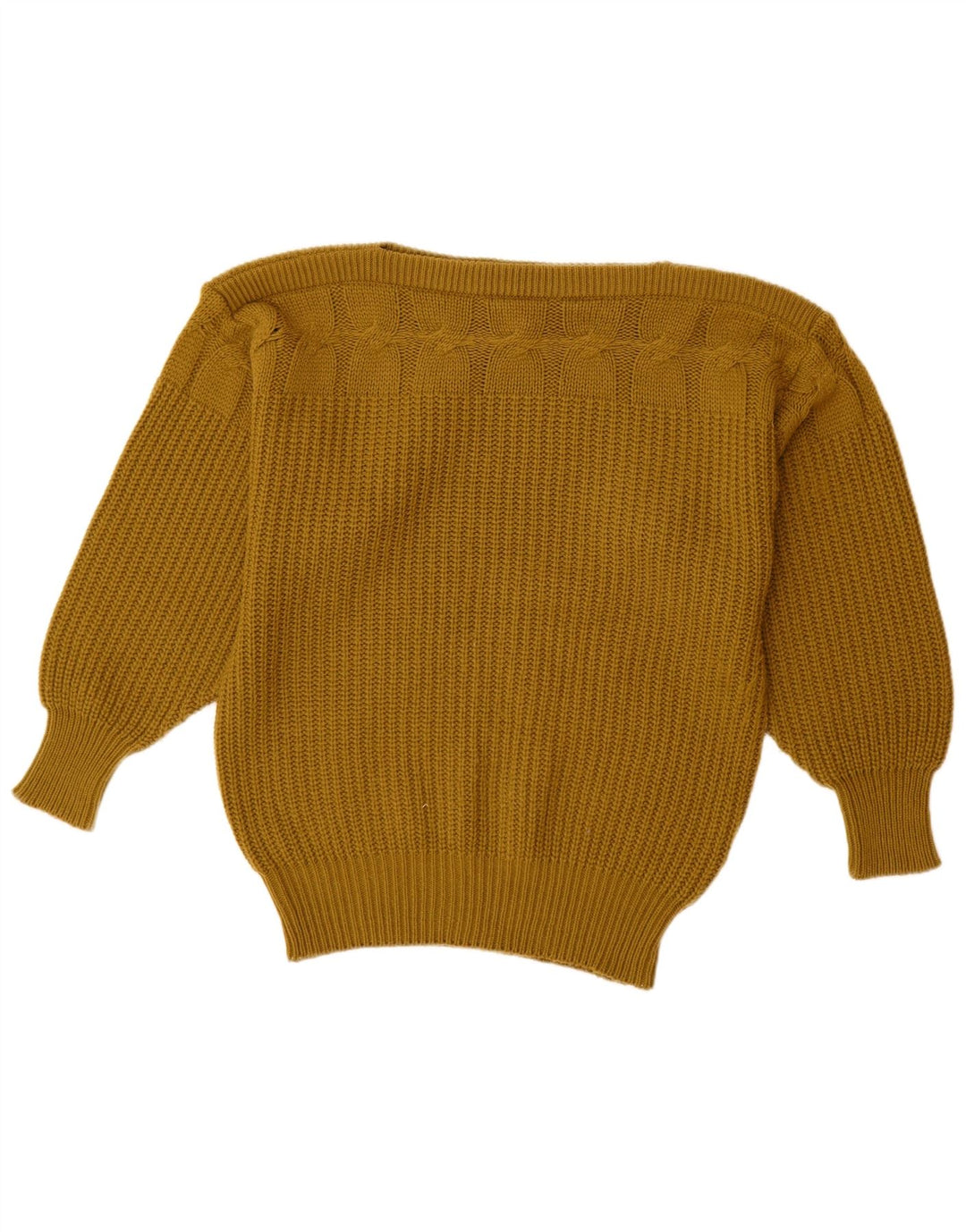 MONDI Женский свободный джемпер с вырезом «лодочка» EU 36, маленький, цвет хаки, шерсть