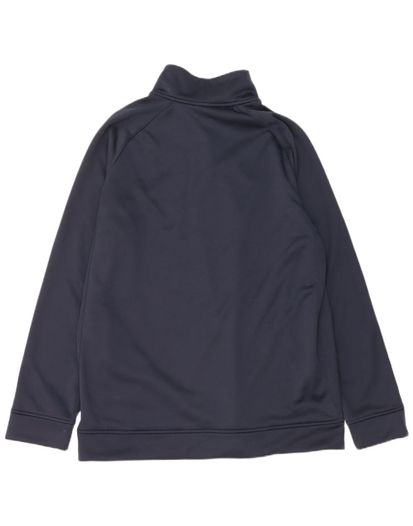 Canterbury Mens Zip Neck Sweatshirt Jumper 2XL Navy Blue Polyester