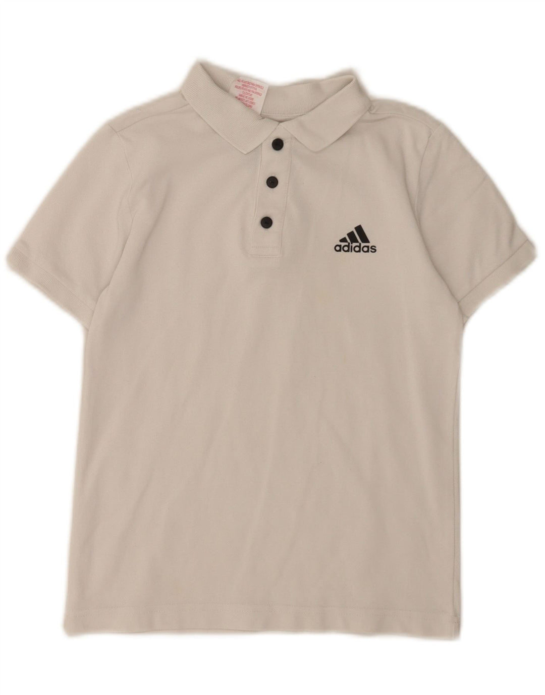 Рубашка-поло Adidas для мальчиков 9-10 лет, белая