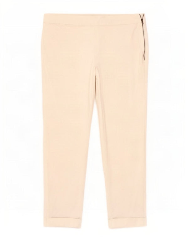 Женские укороченные брюки Zara UK 14 Medium W30 L25 белые