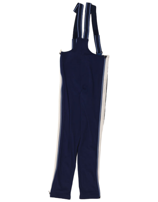 Женские лыжные брюки Asics Italia Dungarees UK 18 XL, темно-синие с цветными блоками