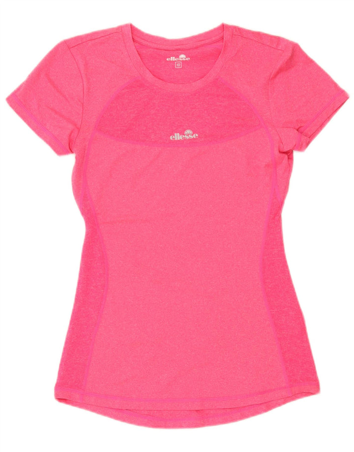 Женская футболка Ellesse Top UK 10, маленький розовый полиэстер