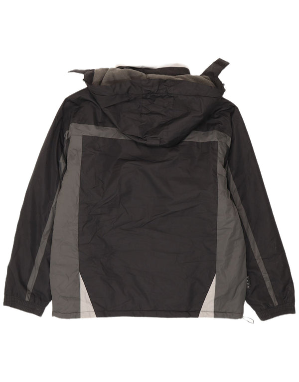Мужская лыжная куртка Mountain Warehouse с капюшоном UK 42 XL, черная с цветными блоками