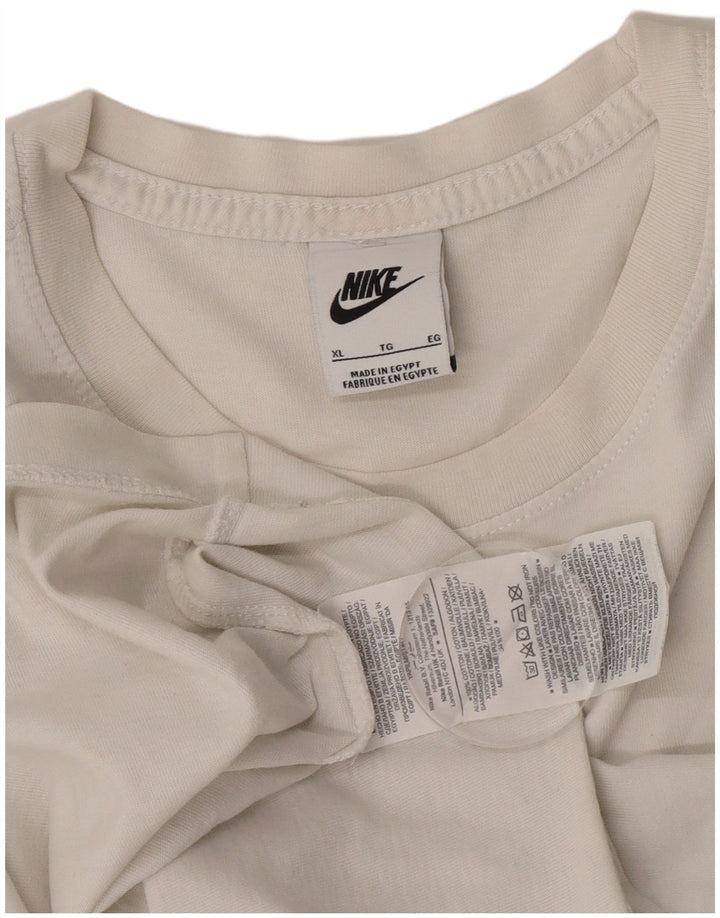 Мужская футболка Nike Top XL, белый хлопок