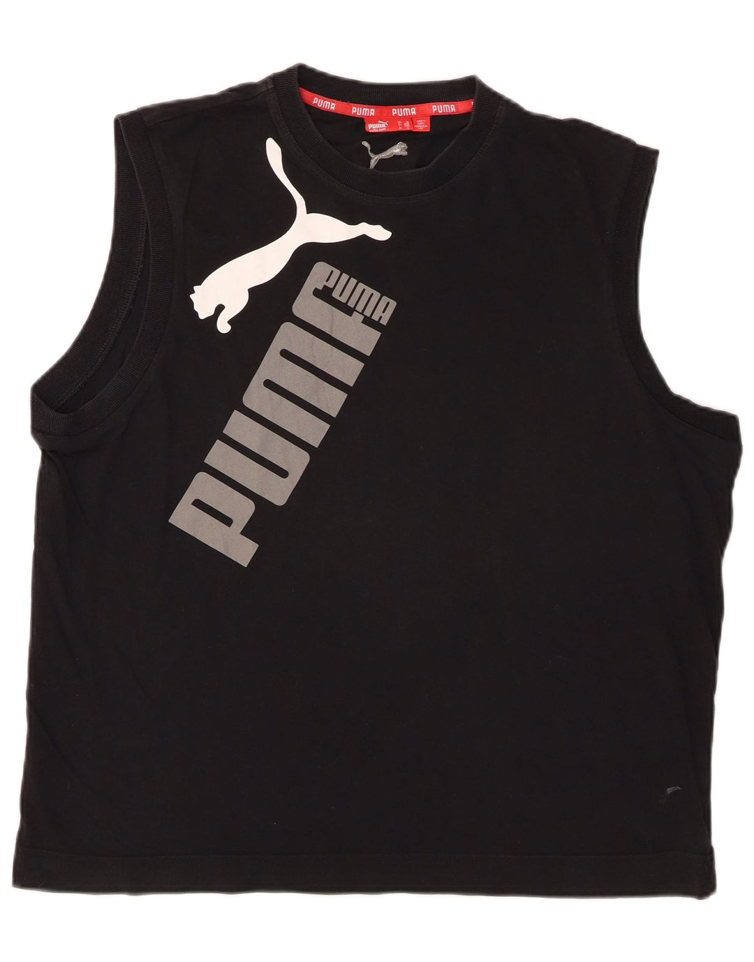 Мужской жилет с рисунком PUMA XL, черный