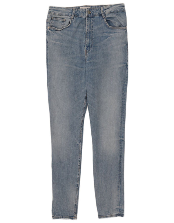 Женские джинсы скинни Zara EU 44 XL W34 L27, синий хлопок