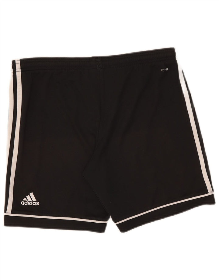 Спортивные шорты Adidas Climalite для мальчиков 11-12 лет, черный полиэстер
