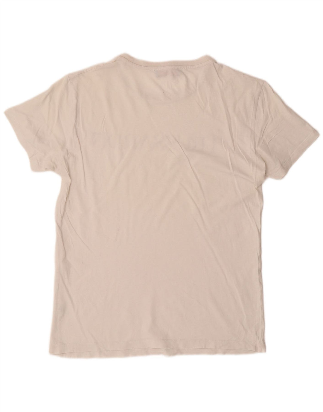 Trussardi Jeans Мужская футболка с рисунком Топ среднего размера Off White