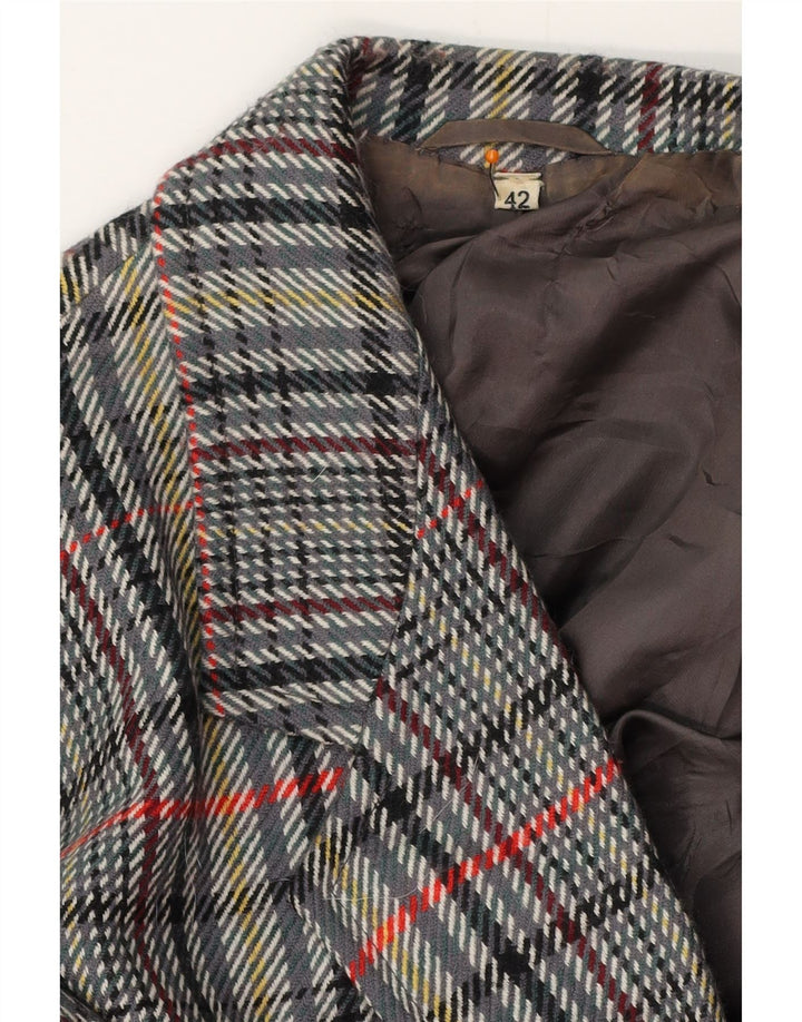 Комплект из 2 женских юбок VINTAGE IT 42 Medium W30 Серая клетка