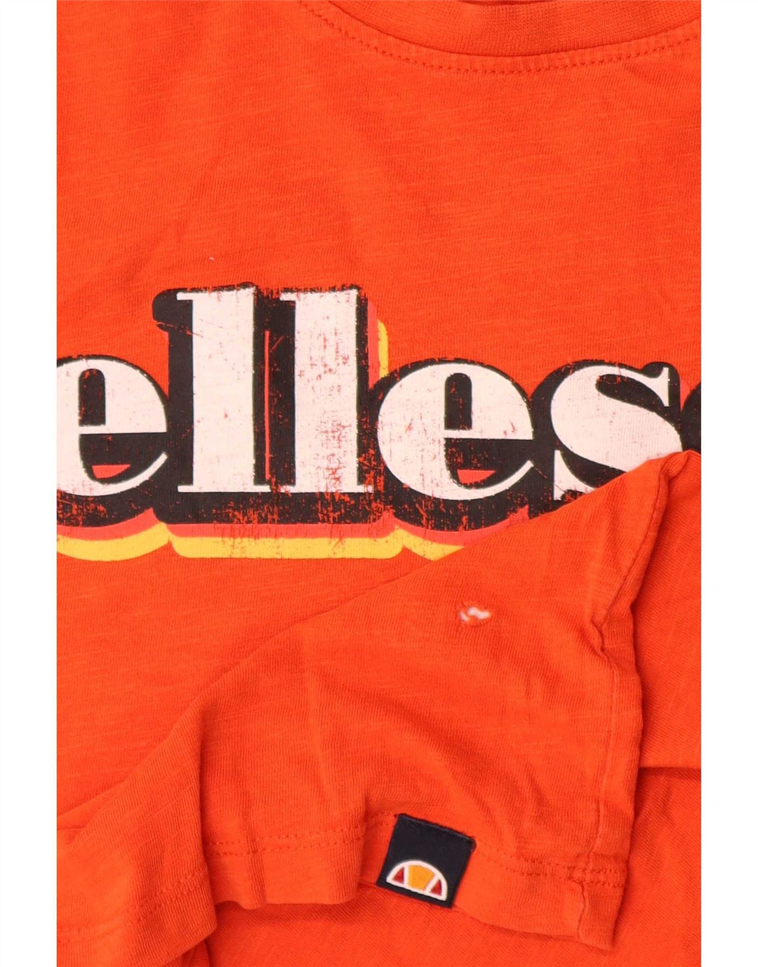 Футболка с рисунком Ellesse для мальчиков 11-12 лет, оранжевая