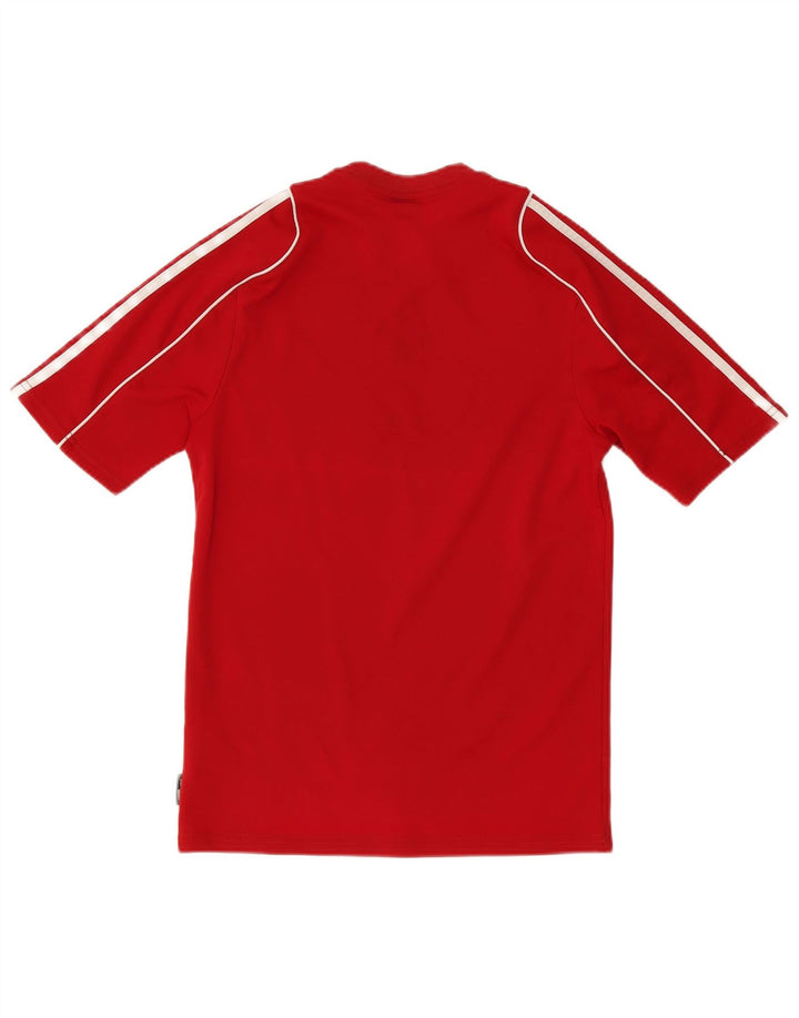 Мужская футболка Adidas Climalite, маленький красный полиэстер