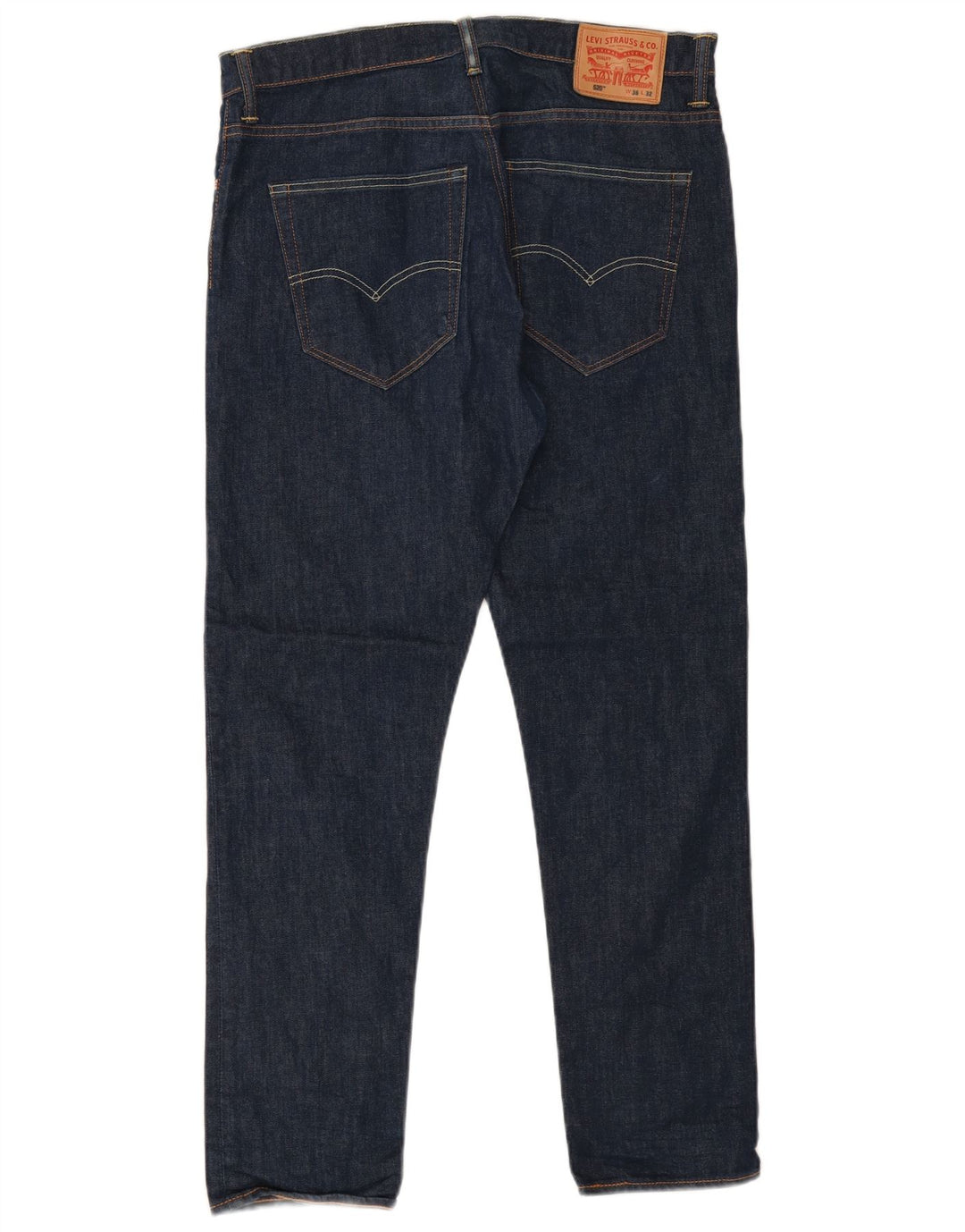 Мужские зауженные джинсы Levi's 520 W36 L32 синие, хлопок
