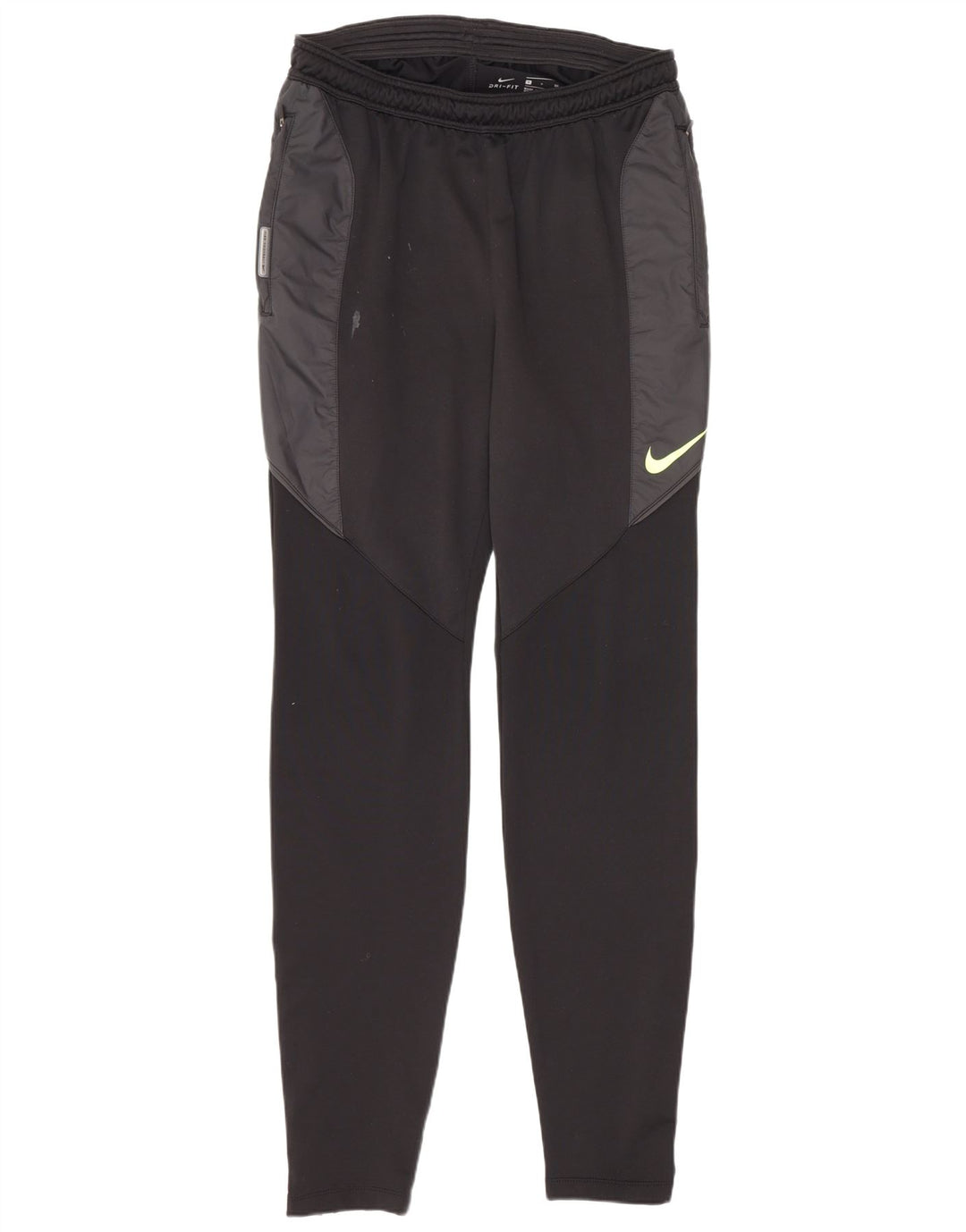Мужские спортивные брюки Nike Dri Fit, маленькие черные полиэстер с цветными блоками