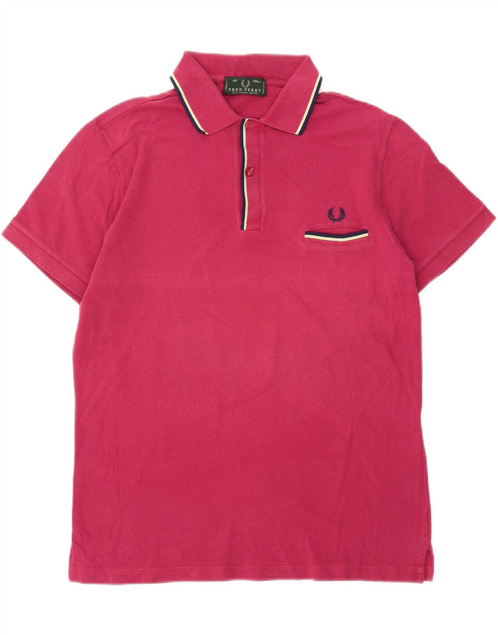 FRED PERRY Mens Polo Shirt Large Pink Cotton Vintage Fred Perry and Second-Hand Fred Perry from Messina Hembry 