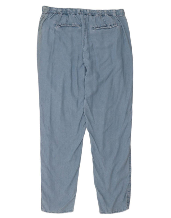 Женские повседневные зауженные брюки Marks & Spencer UK 18 XL W38 L31 синие
