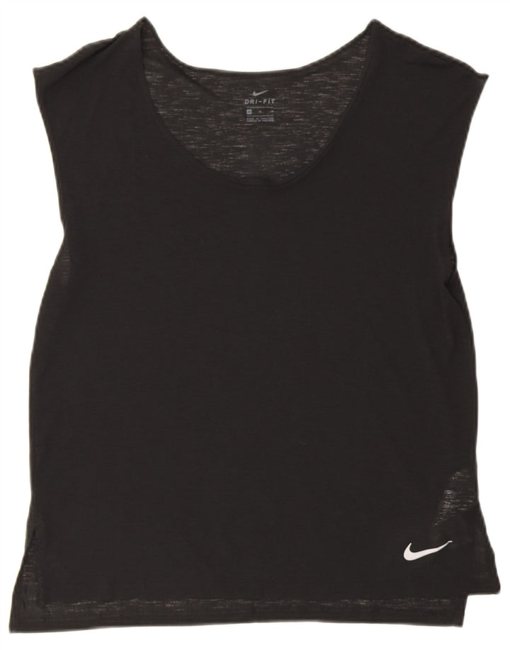 Женский жилет Nike Dri Fit UK 14, средний черный полиэстер