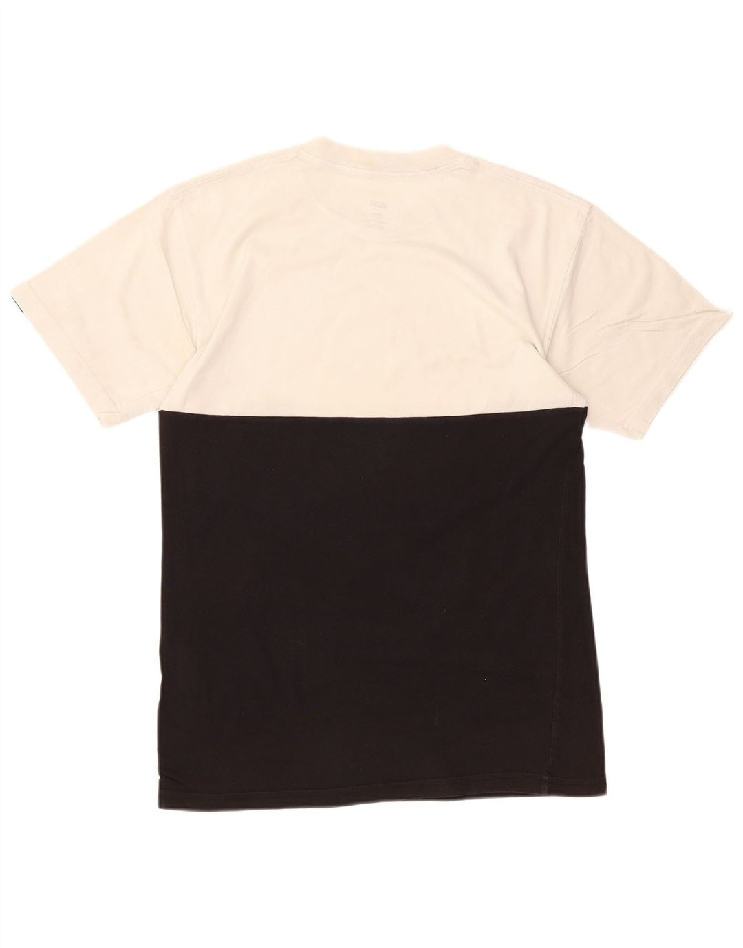 Мужская футболка классического кроя VANS, маленький черный хлопок с цветными блоками