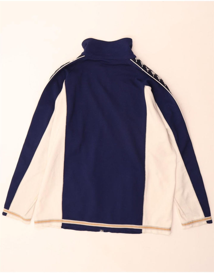 KAPPA Мужской спортивный костюм с графическим рисунком, верхняя куртка XL, темно-синий, полиэстер с цветными блоками