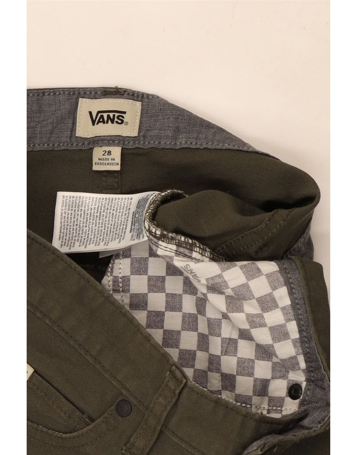 Мужские повседневные шорты VANS W28, маленький цвет хаки, хлопок