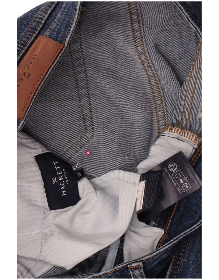 Женские узкие джинсы Hackett W32 L31 синие, хлопок
