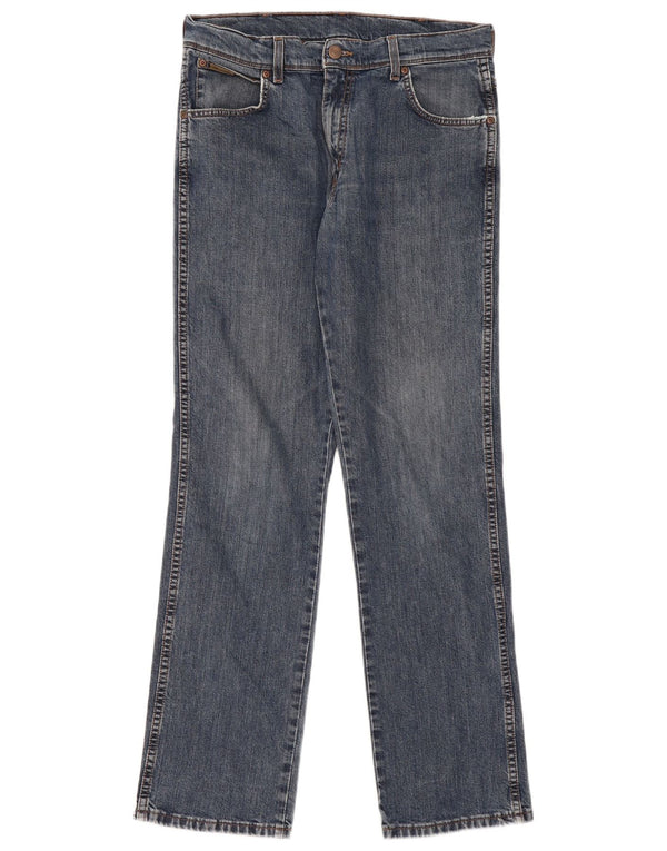 Мужские прямые джинсы Wrangler Texas Stretch W34 L34, синий хлопок