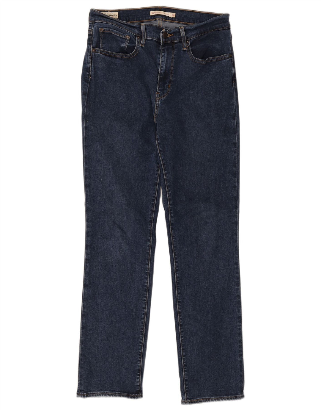 Женские прямые джинсы Levi's 724 с высокой посадкой W30 L30 синие