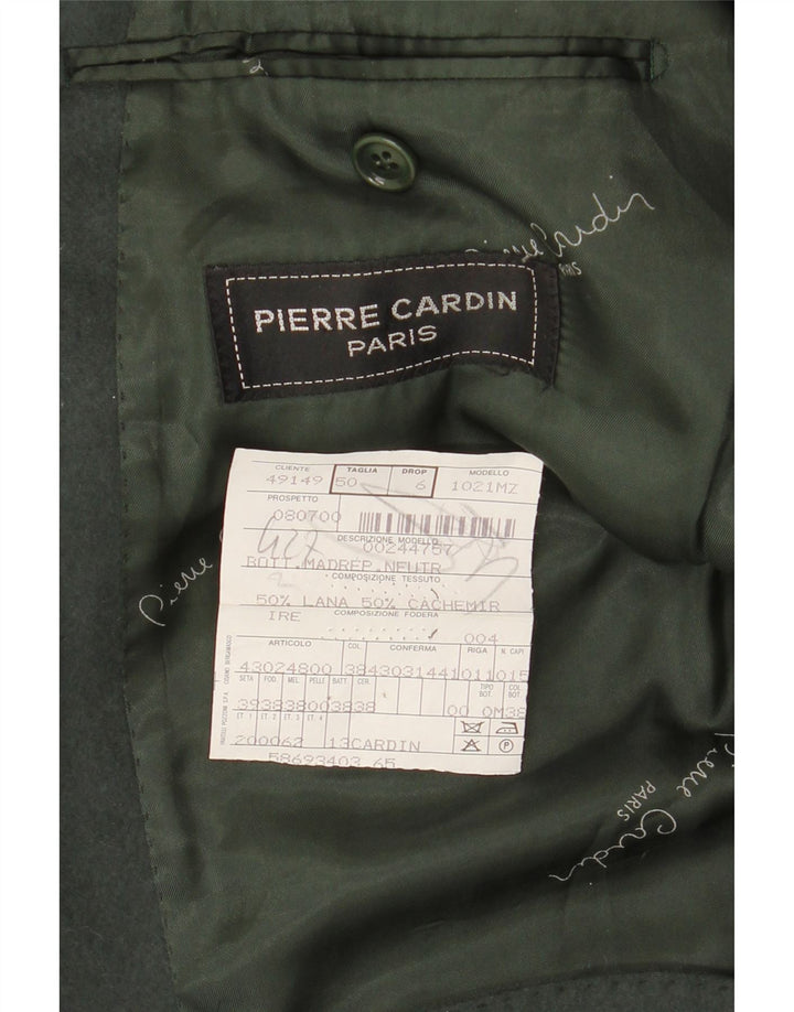 Мужской пиджак Pierre Cardin на 3 пуговицах IT 50, большой, хаки, шерсть