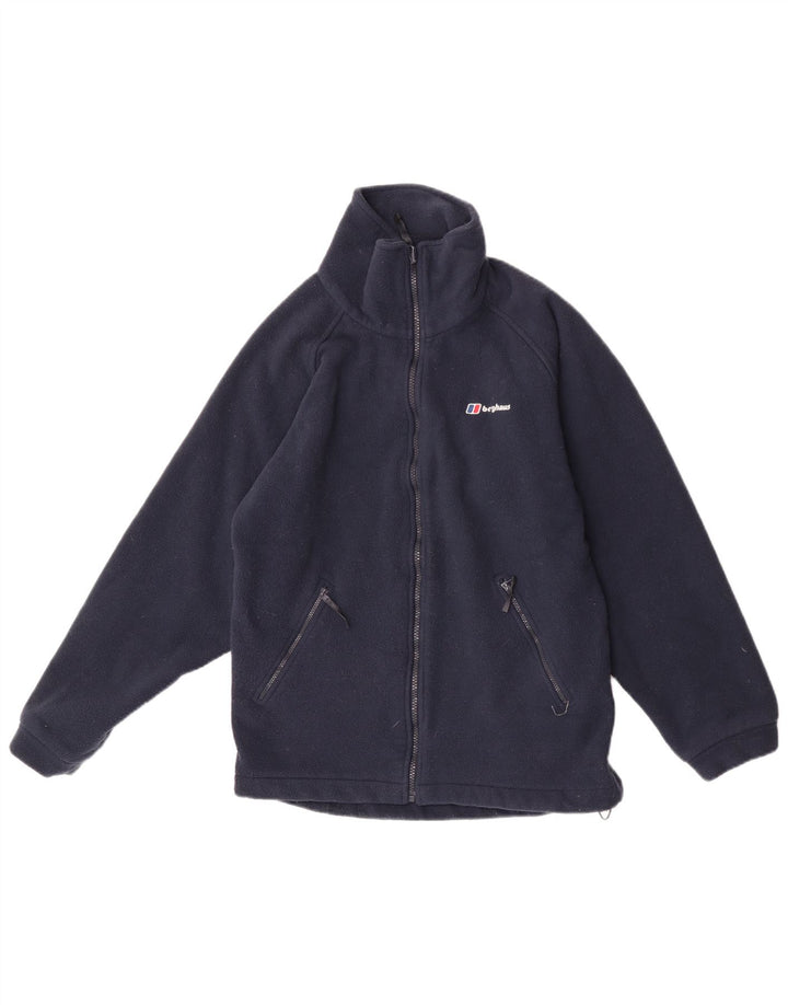 Мужская флисовая куртка Berghaus UK 36, маленькая, темно-синяя, полиэстер