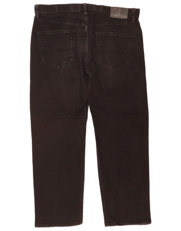 Мужские прямые джинсы Marks & Spencer W36 L26 черные