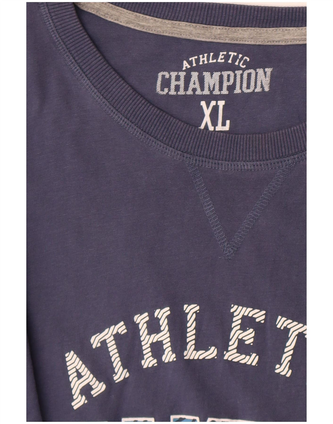 Мужской топ Champion с длинным рукавом и рисунком, XL, синий