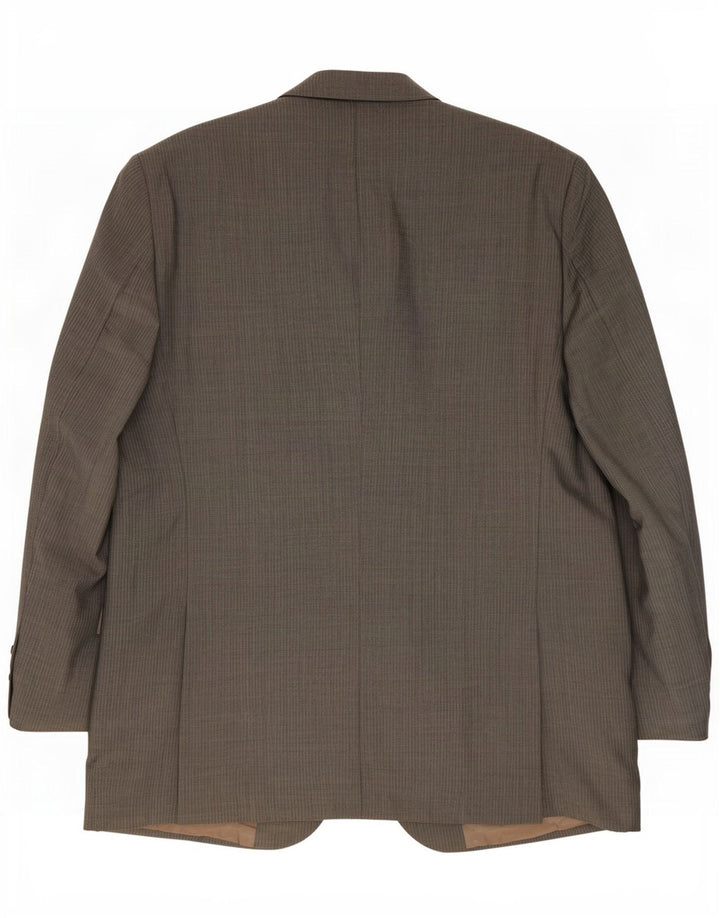 Massimo Dutti Мужской пиджак на 3 пуговицах EU 56 XL, серая шерсть в полоску