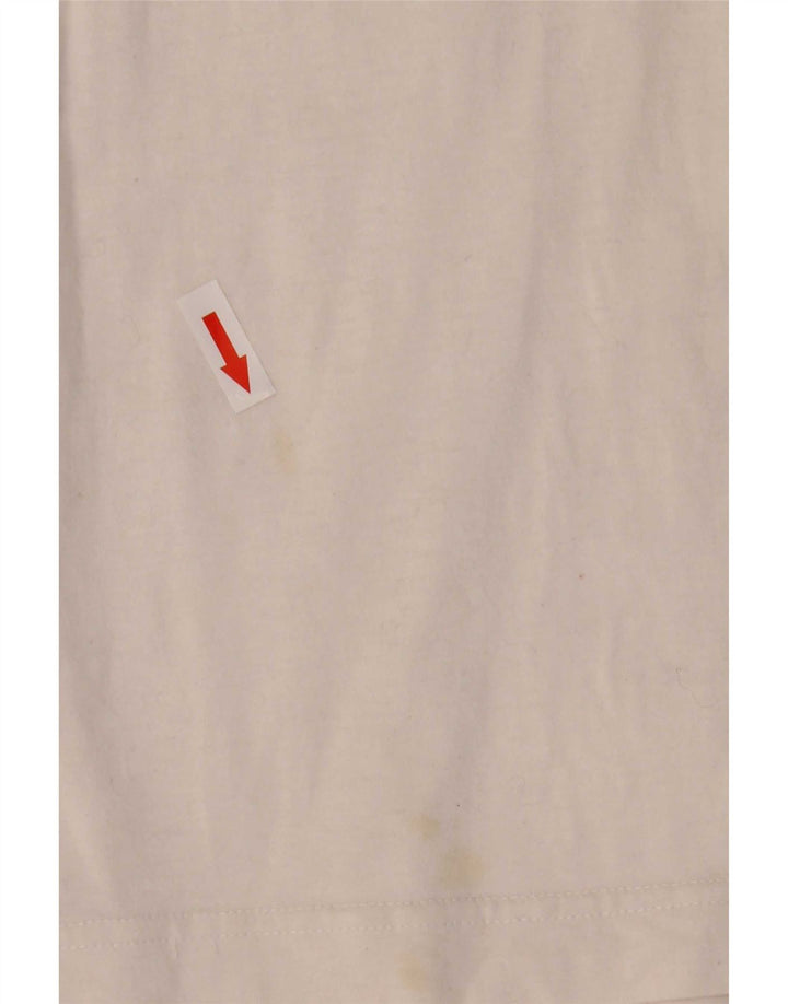 Мужская рубашка-поло с рисунком Sergio Tacchini, средний белый хлопок, хлопок