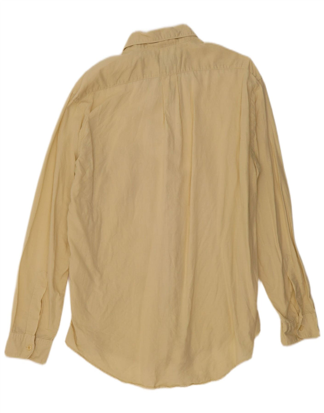 Мужская рубашка Trussardi Jeans, большая желтая льняная