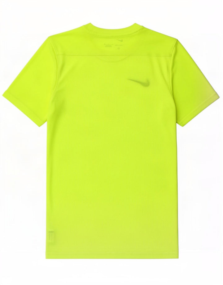 Мужская футболка Nike Dri Fit, маленький зеленый полиэстер