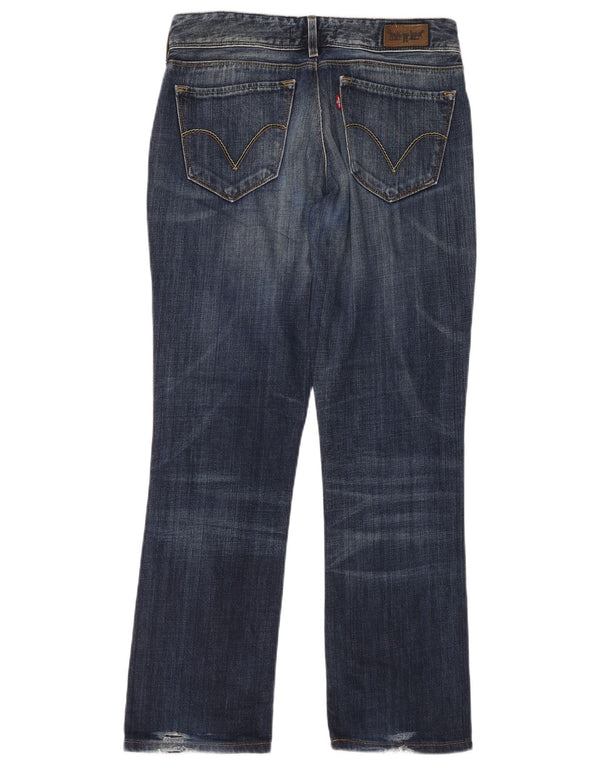 Женские прямые джинсы Levi's 470 W31 L34 синие, хлопок