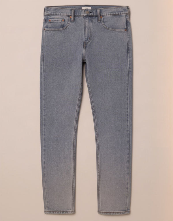 Мужские зауженные джинсы Levi's 512 W30 L32 синие, хлопок