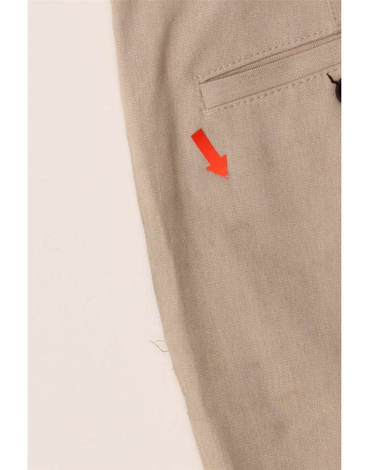 Мужские узкие брюки-чиносы Zara EU 38, маленькие W30 L28, бежевый полиэстер