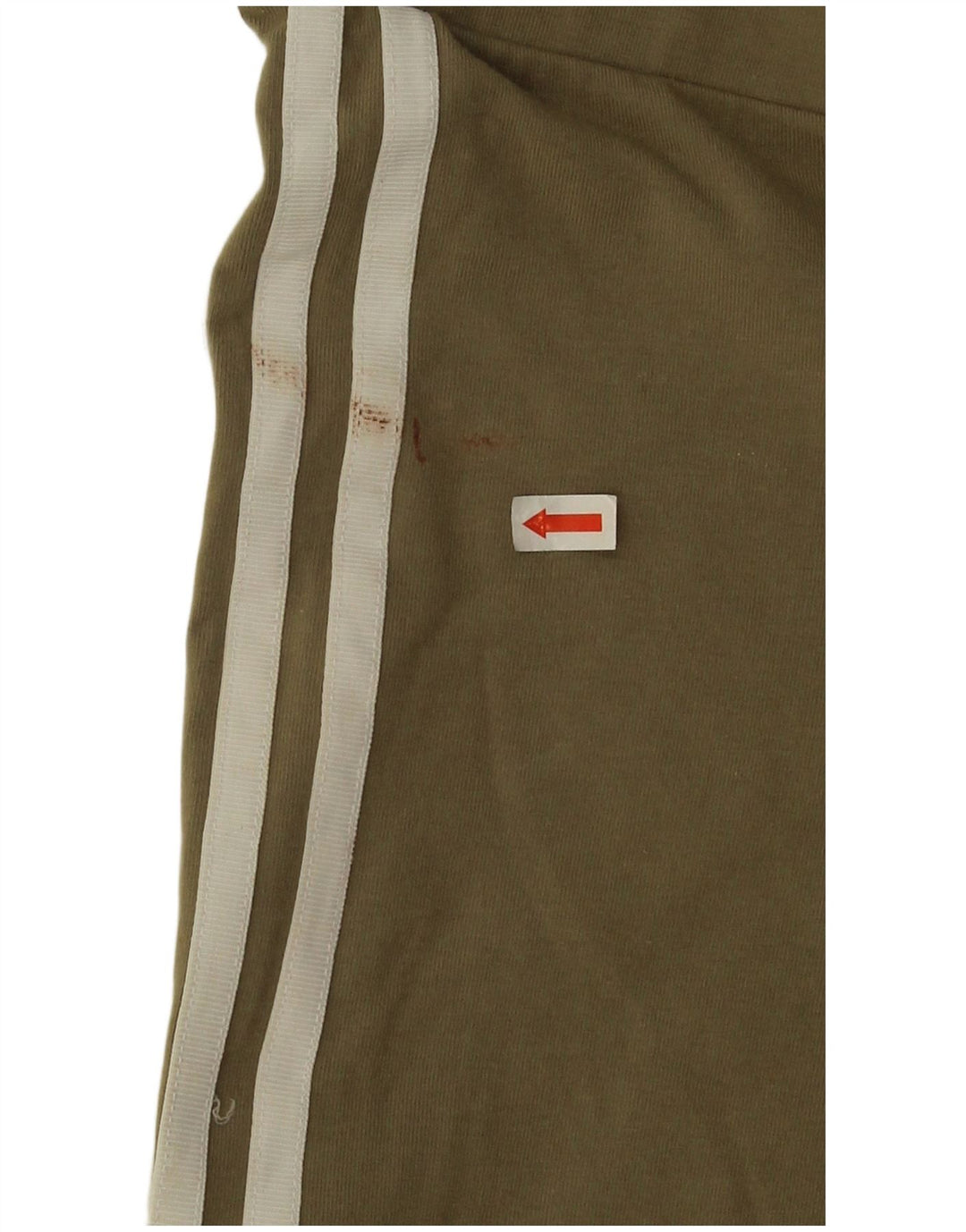 Женские леггинсы Adidas UK 12, хлопок среднего цвета хаки