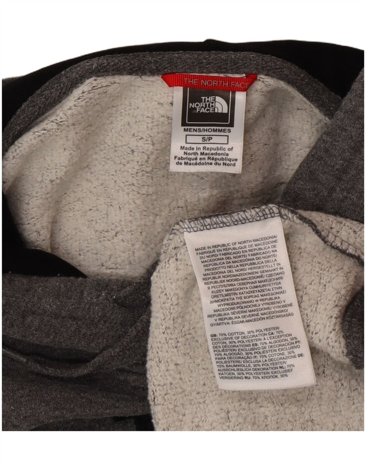 Мужской джемпер с капюшоном The North Face, маленький серый, хлопковый