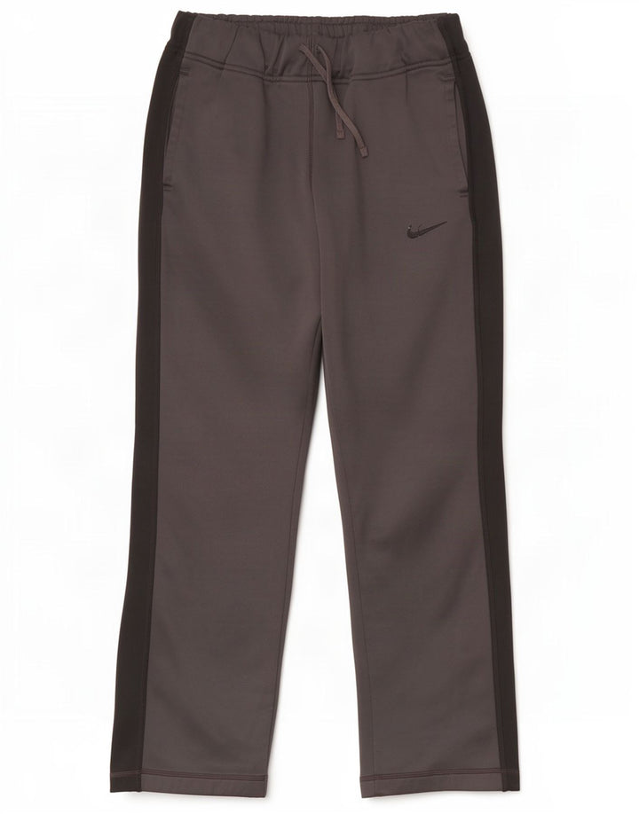 Мужские спортивные брюки Nike Therma-Fit, маленькие серые, полиэстер с цветными блоками