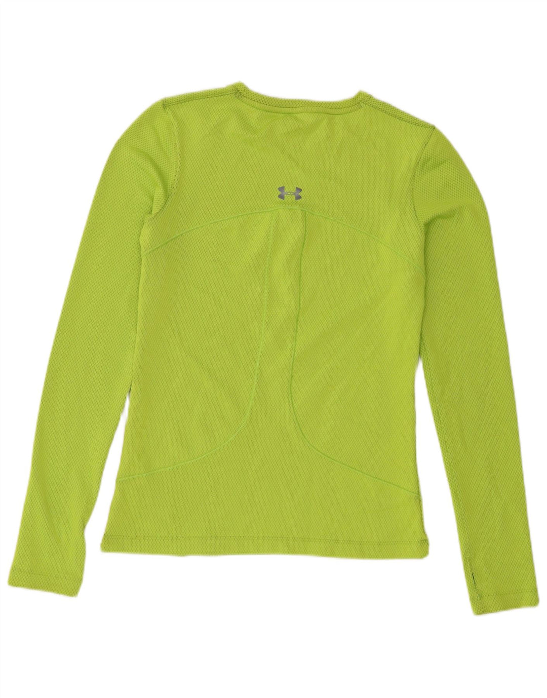 Женский топ Cold Gear с длинным рукавом Under Armour, Великобритания 12, средний зеленый полиэстер