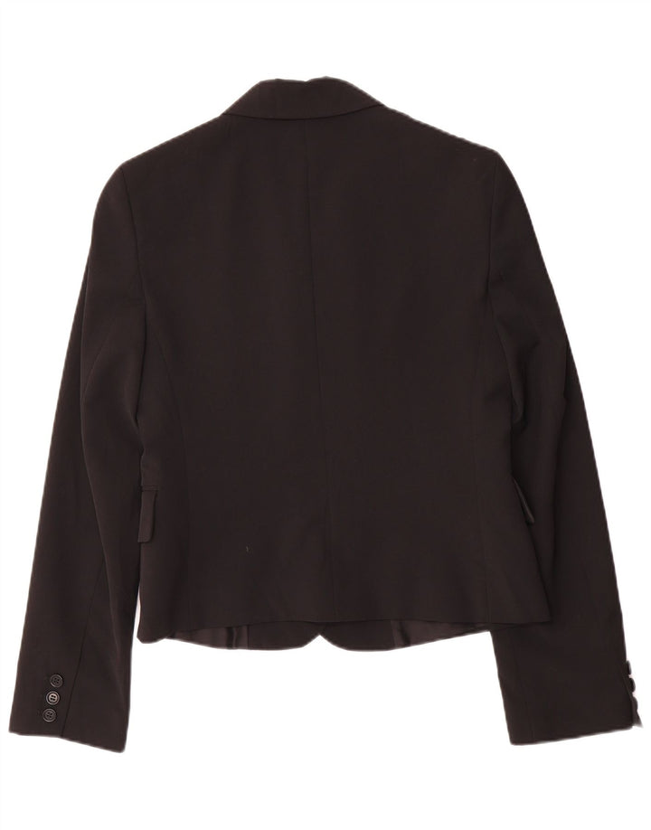Женский пиджак на 3 пуговицах BENETTON IT 44, средний черный, полиэстер