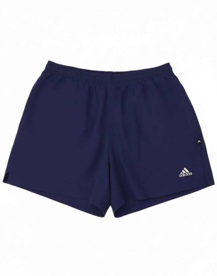 Мужские спортивные шорты Adidas, большие темно-синие, полиэстер