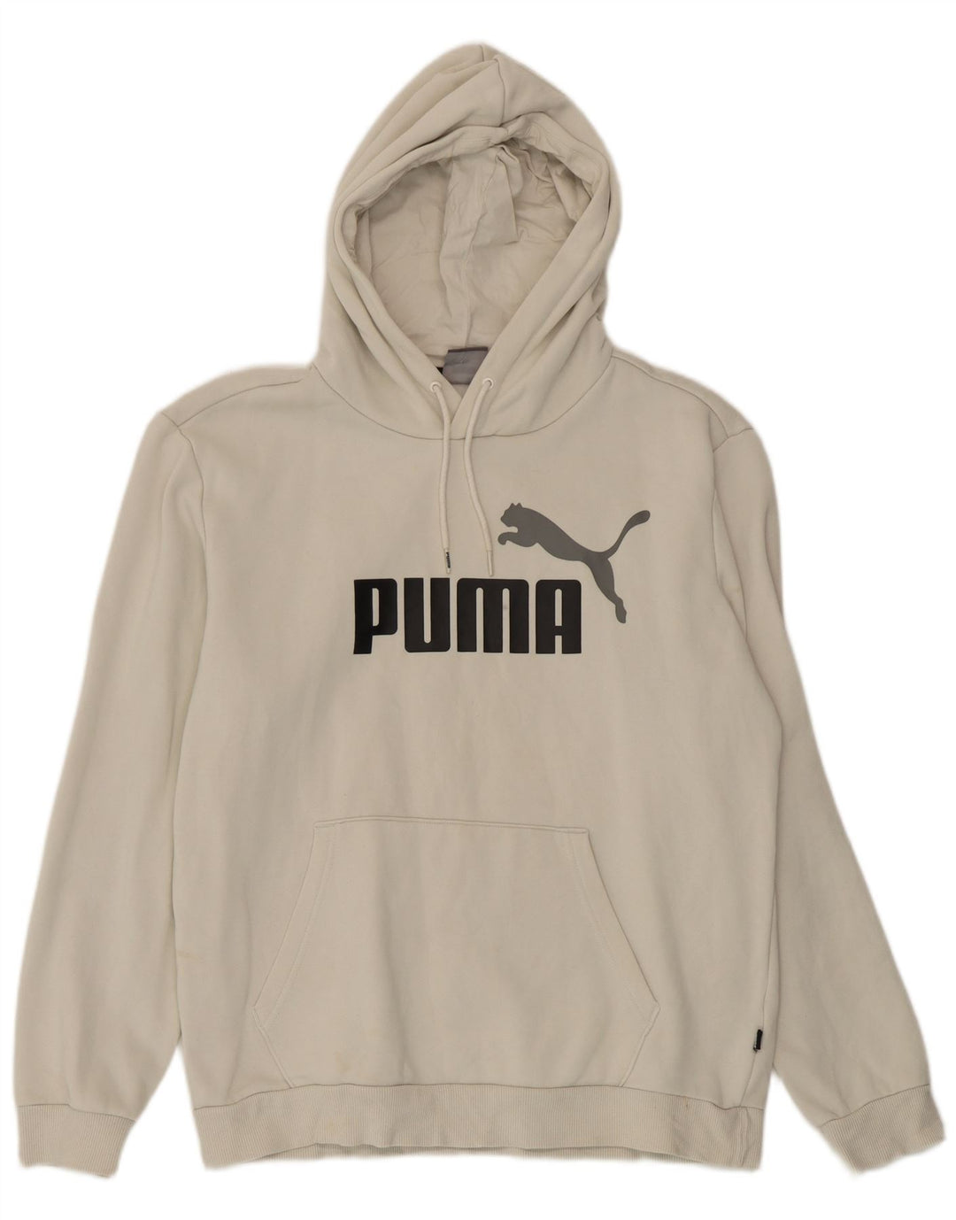 Мужской джемпер с капюшоном Puma с рисунком, средний бежевый, хлопок