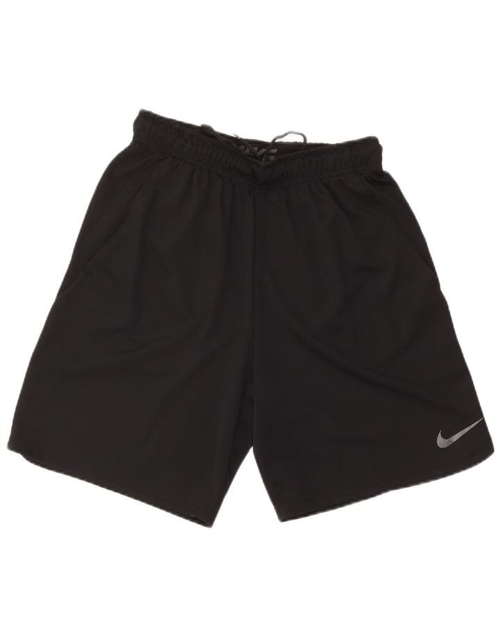Мужские спортивные шорты Nike Dri Fit, средние черные