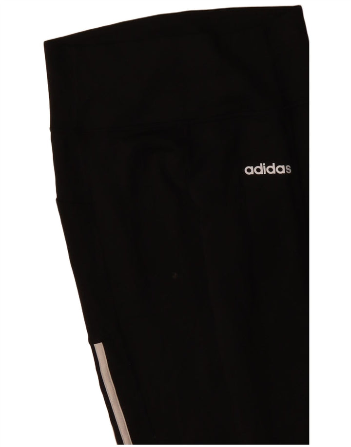 Женские леггинсы Adidas Climalite UK 8/10, маленькие, черные
