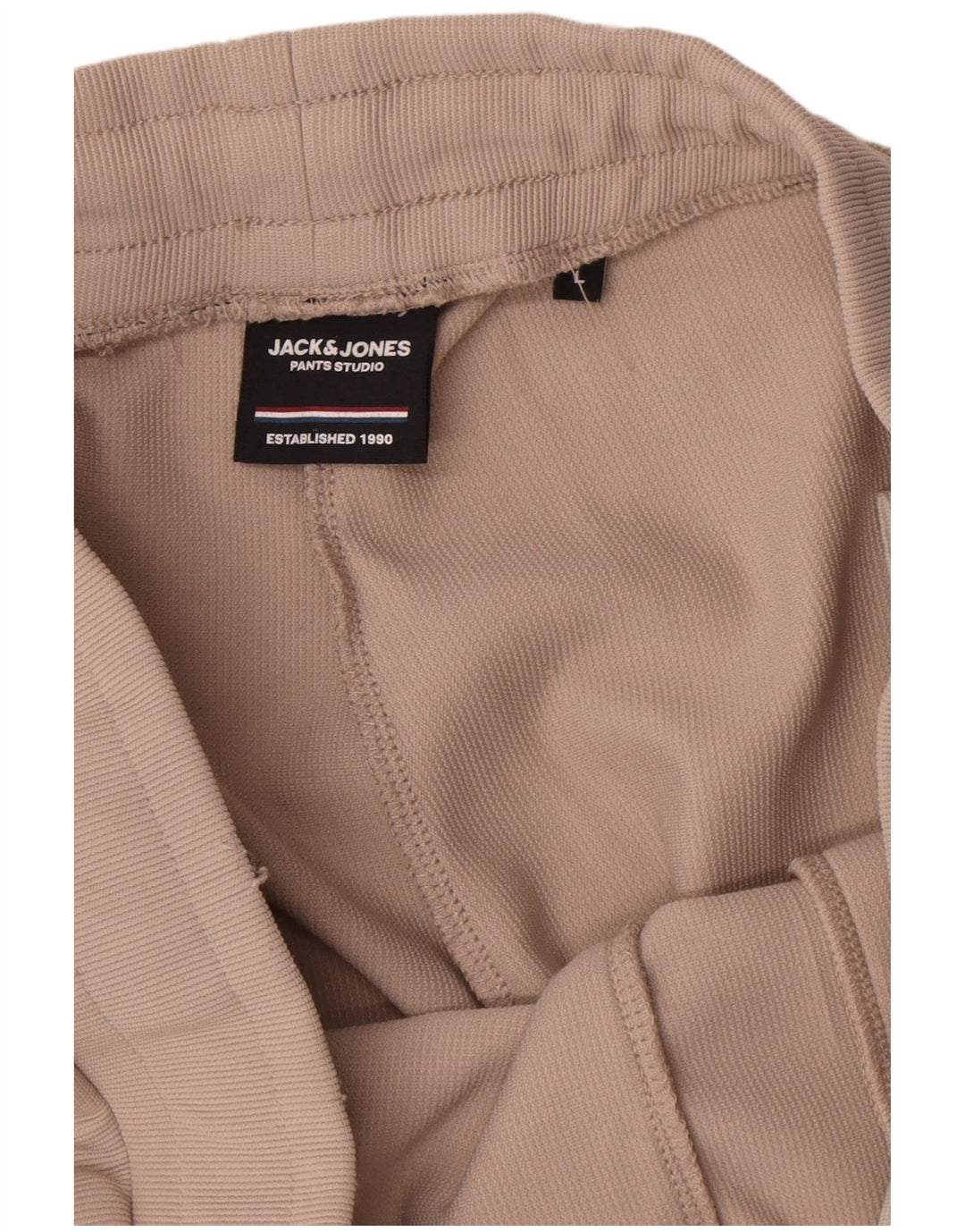 Мужские спортивные брюки Jack & Jones, большие бежевые из полиэстера